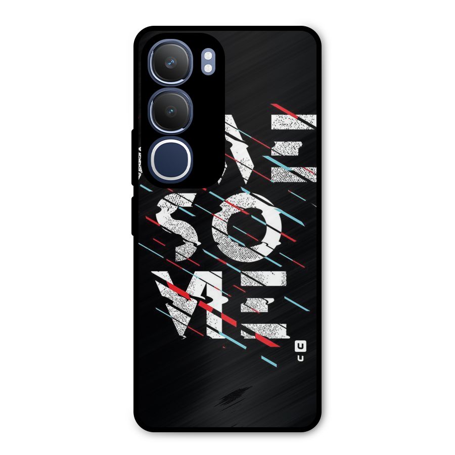 Awesome Me Metal Back Case for Vivo Y29