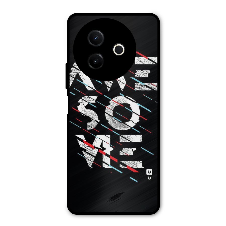 Awesome Me Metal Back Case for Vivo Y39