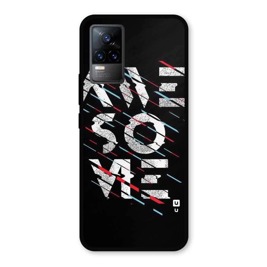 Awesome Me Metal Back Case for Vivo Y73