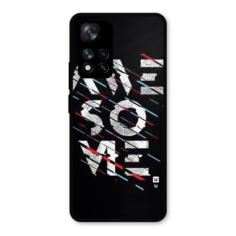 Awesome Me Metal Back Case for Xiaomi 11i Hypercharge 5G