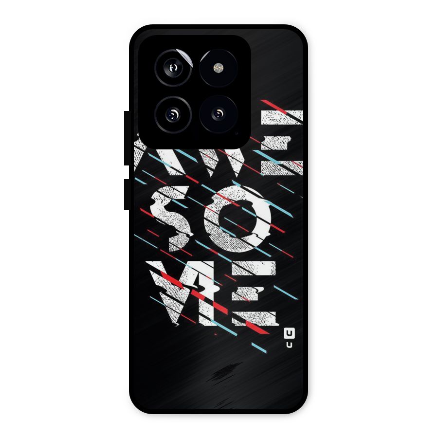 Awesome Me Metal Back Case for Xiaomi 14