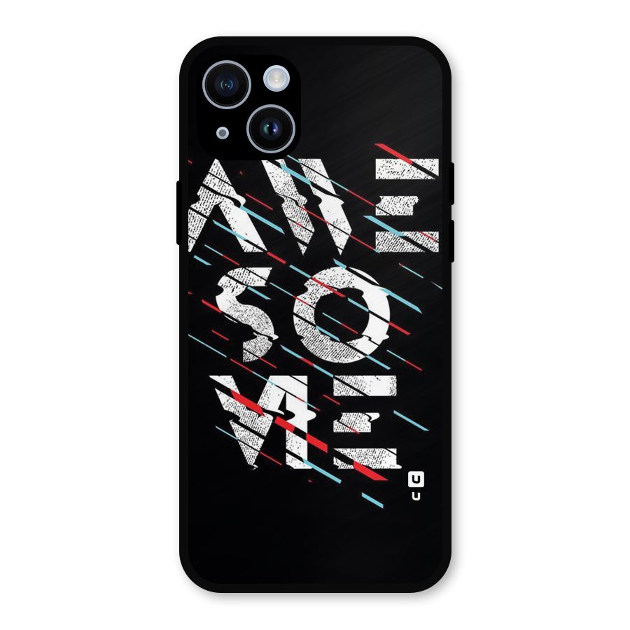 Awesome Me Metal Back Case for iPhone 14