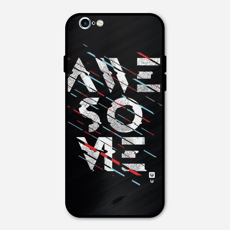 Awesome Me Metal Back Case for iPhone 6 6s