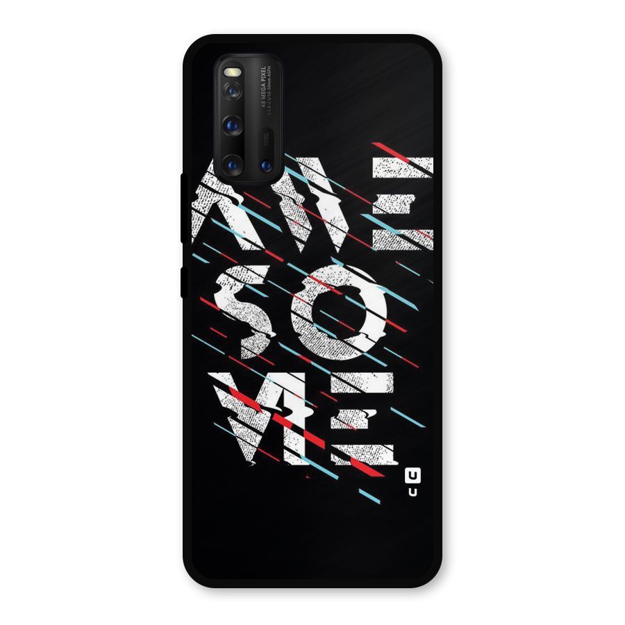 Awesome Me Metal Back Case for iQOO 3