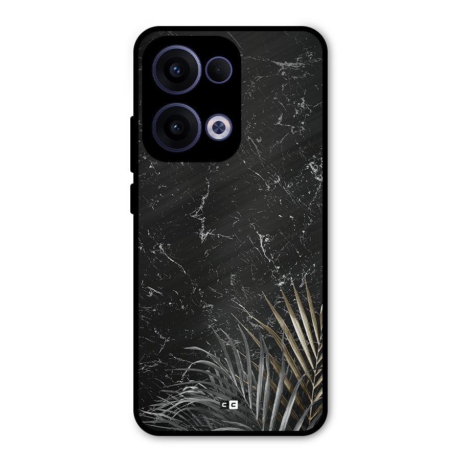 Awesome Royal Marble Metal Back Case for Oppo Reno13