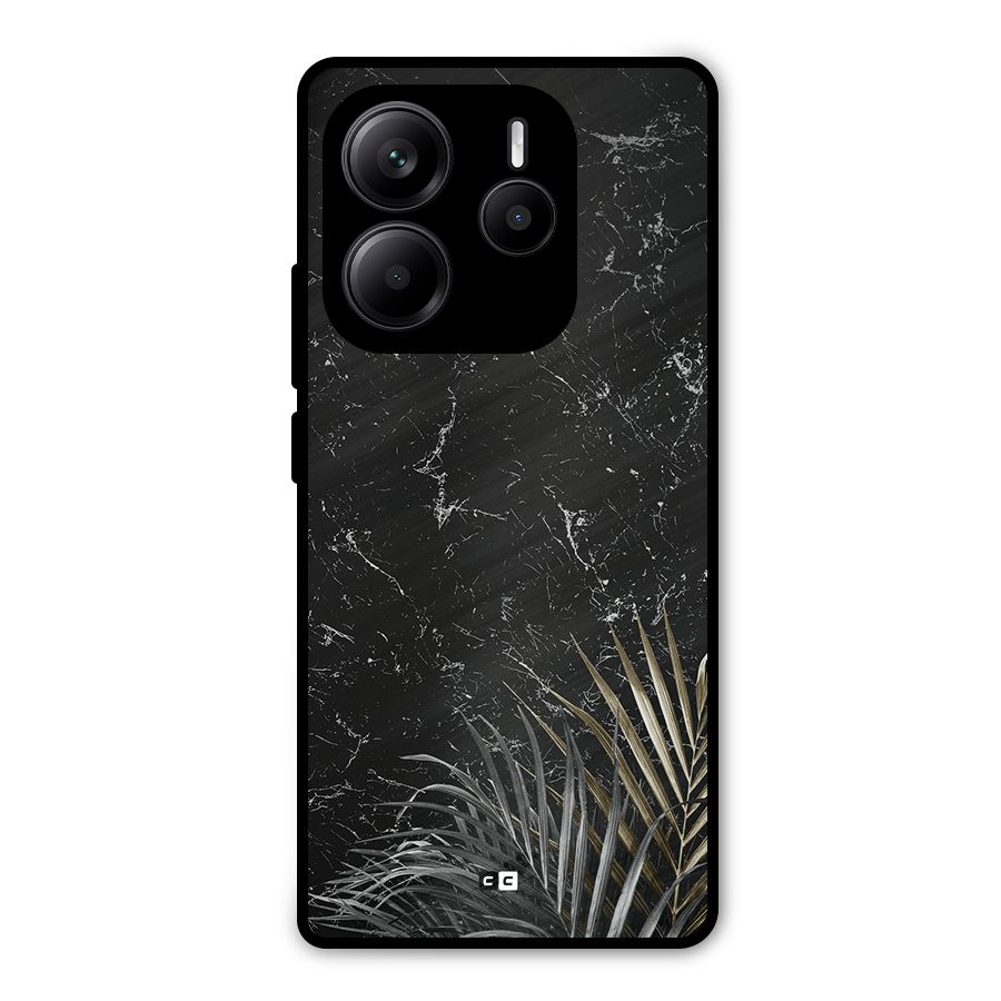 Awesome Royal Marble Metal Back Case for Redmi Note 14 5G