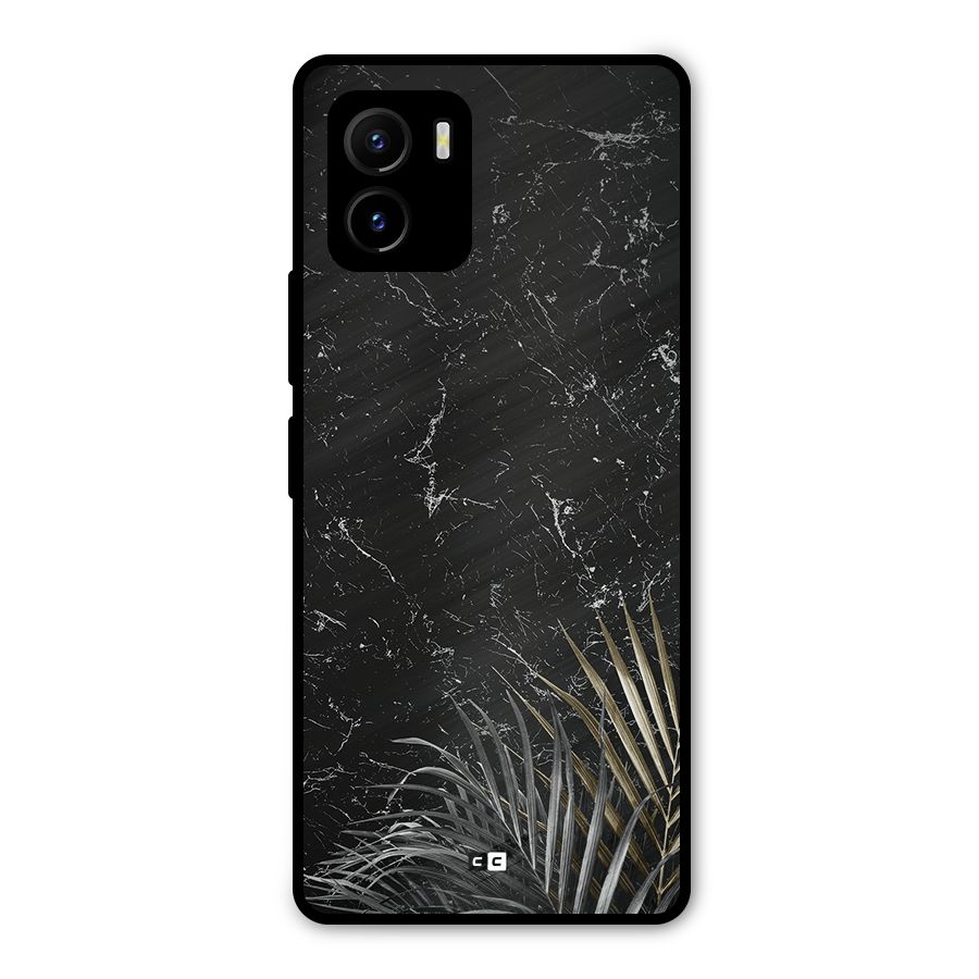 Awesome Royal Marble Metal Back Case for Vivo Y15s
