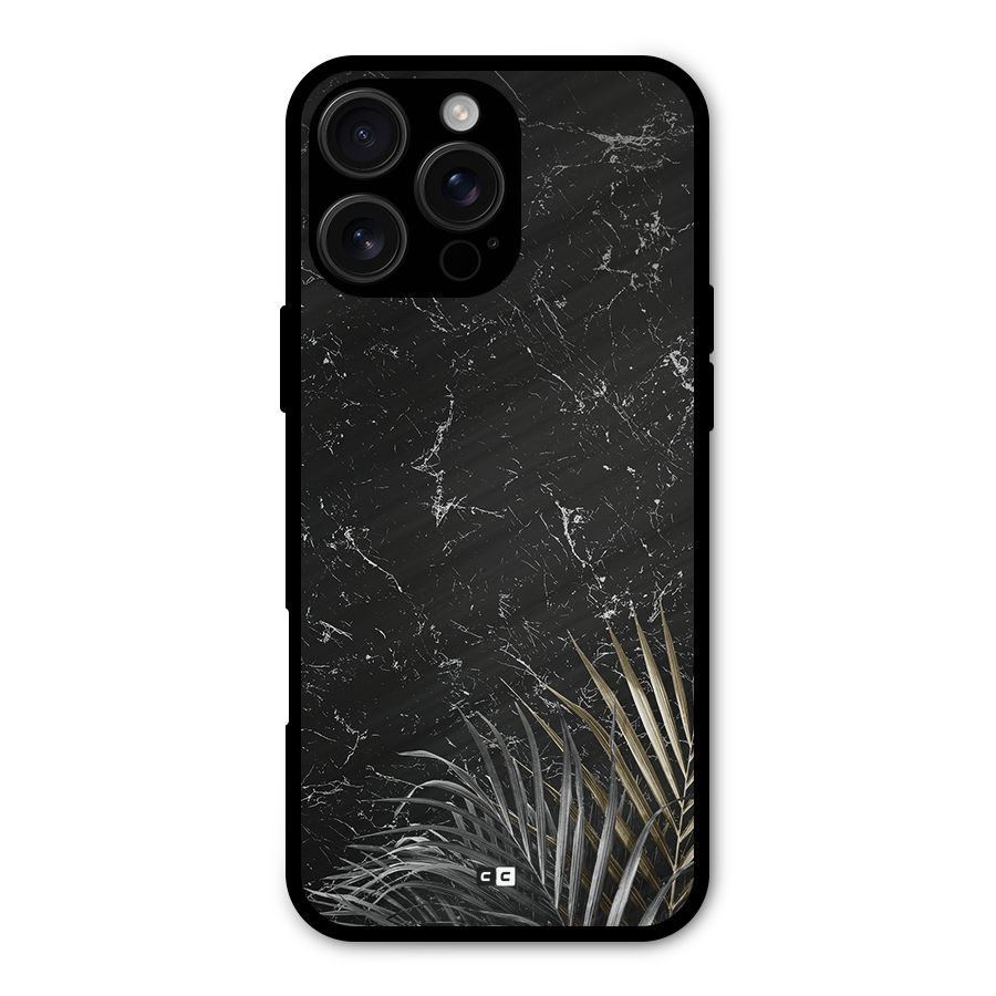 Awesome Royal Marble Metal Back Case for iPhone 16 Pro Max