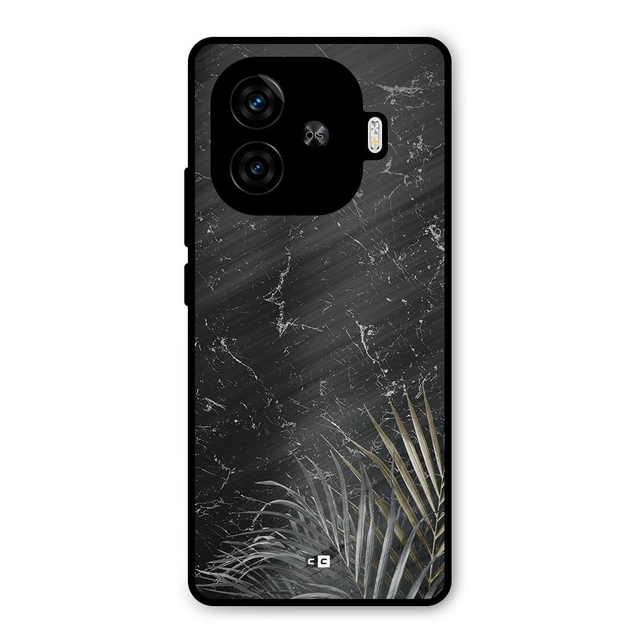 Awesome Royal Marble Metal Back Case for iQOO Z9 Turbo