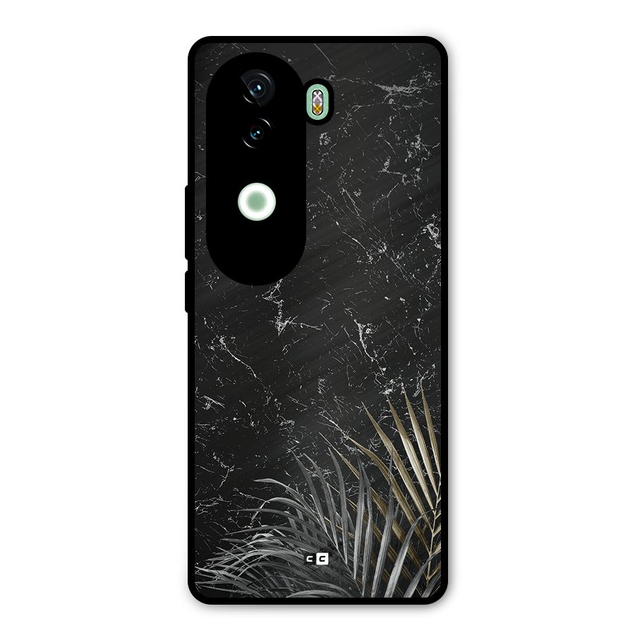 Awesome Royal Marble Metal Back Case for iQOO Z9s