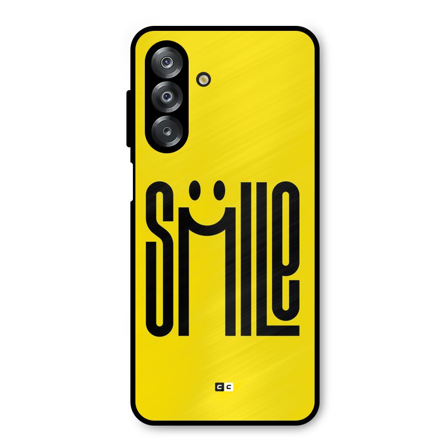 Awesome Smile Metal Back Case for Galaxy A26