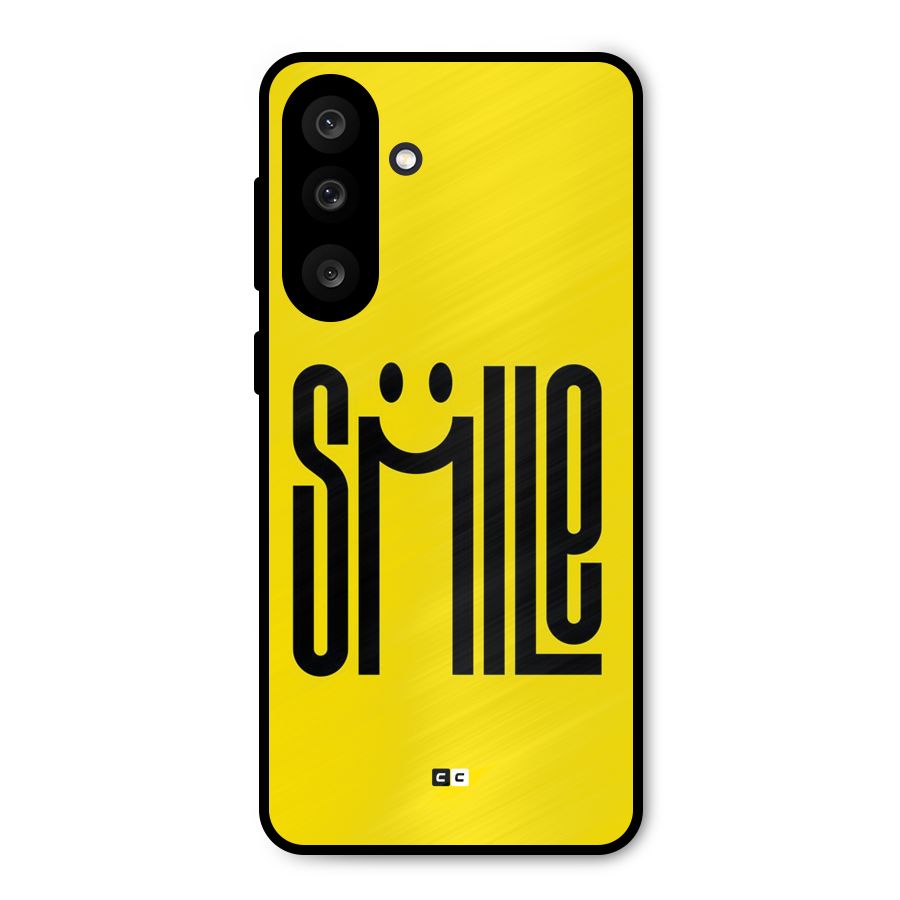 Awesome Smile Metal Back Case for Galaxy M56