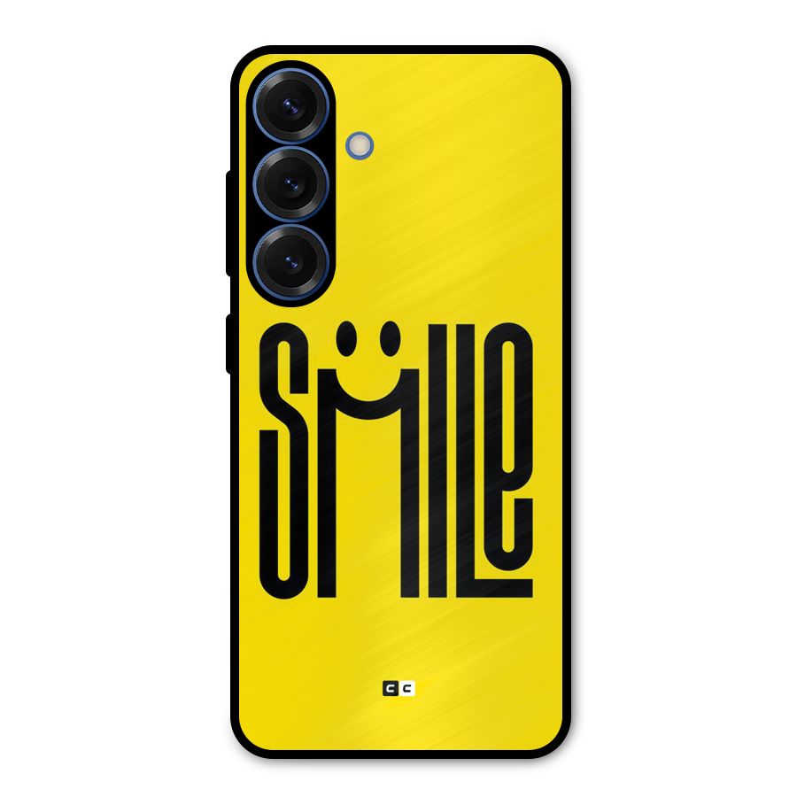 Awesome Smile Metal Back Case for Galaxy S25