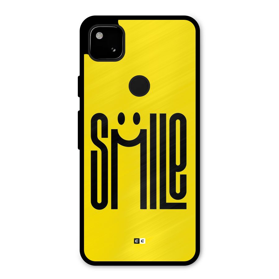 Awesome Smile Metal Back Case for Google Pixel 4a