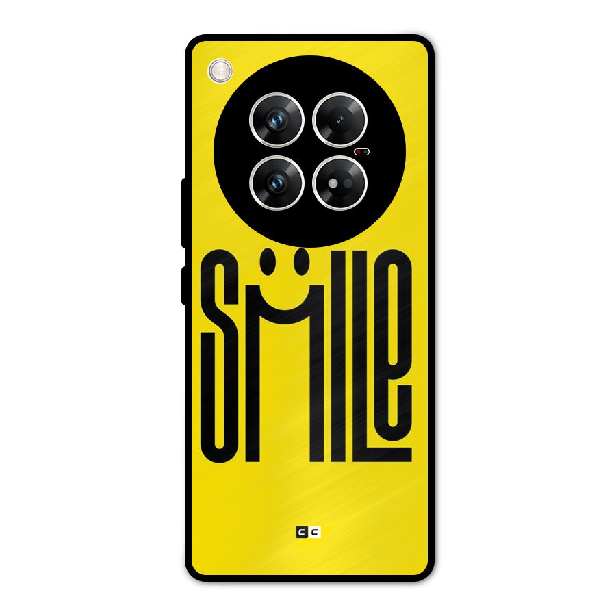 Awesome Smile Metal Back Case for Infinix Zero 40 5G