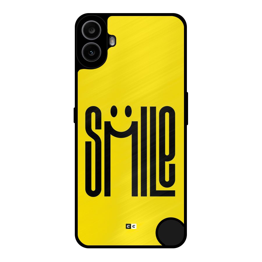 Awesome Smile Metal Back Case for Nothing CMF Phone 1