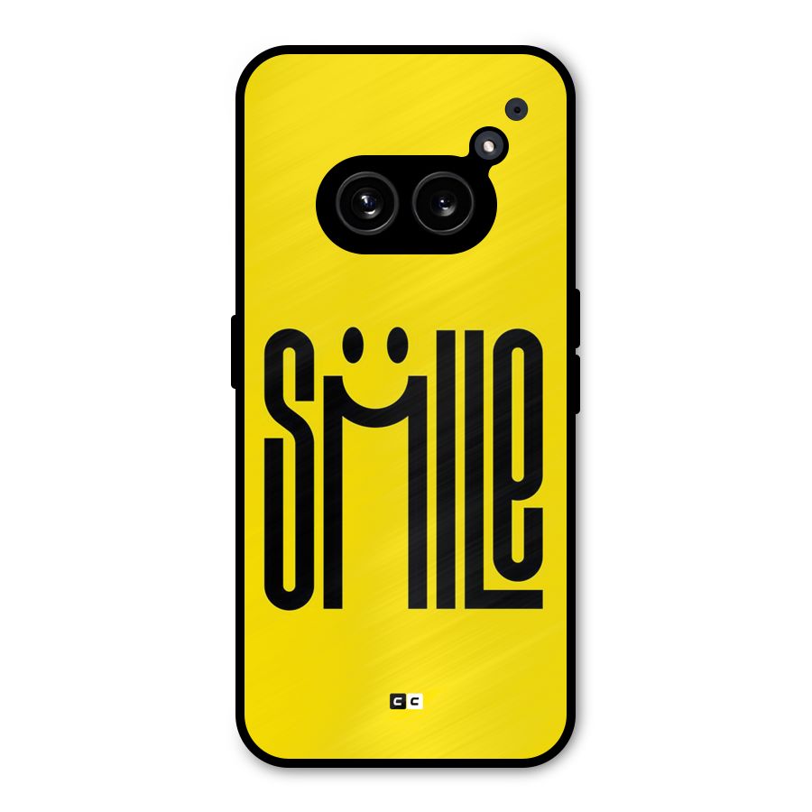 Awesome Smile Metal Back Case for Nothing Phone 2a Plus