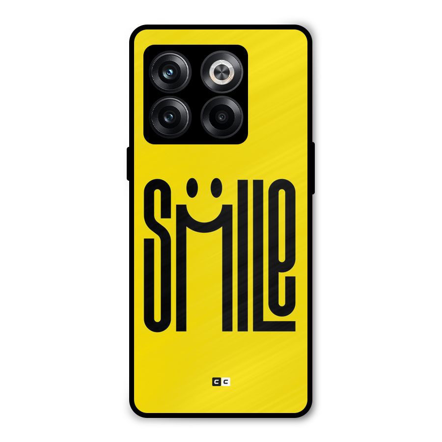 Awesome Smile Metal Back Case for OnePlus 10T