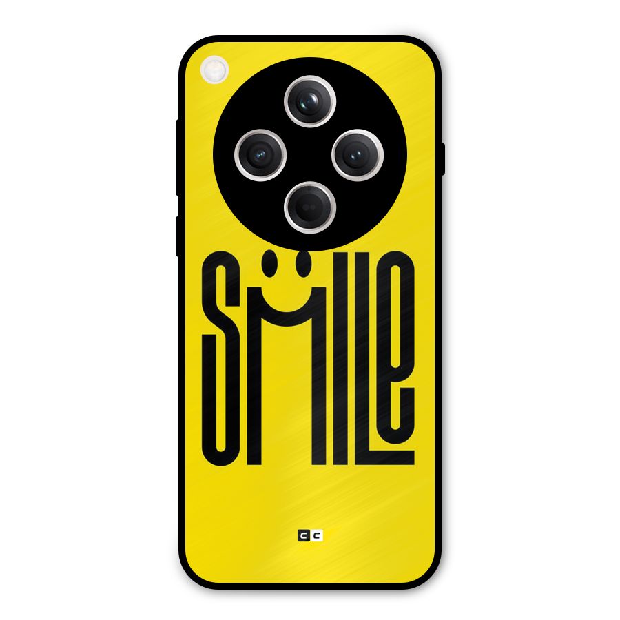 Awesome Smile Metal Back Case for Oppo Find X8