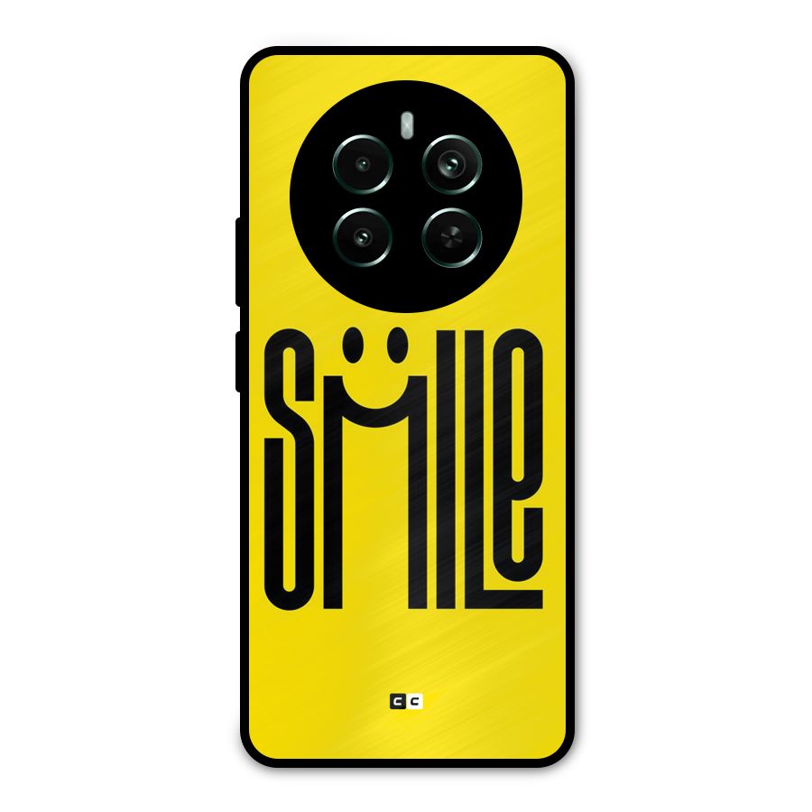 Awesome Smile Metal Back Case for Realme 12 Pro Plus