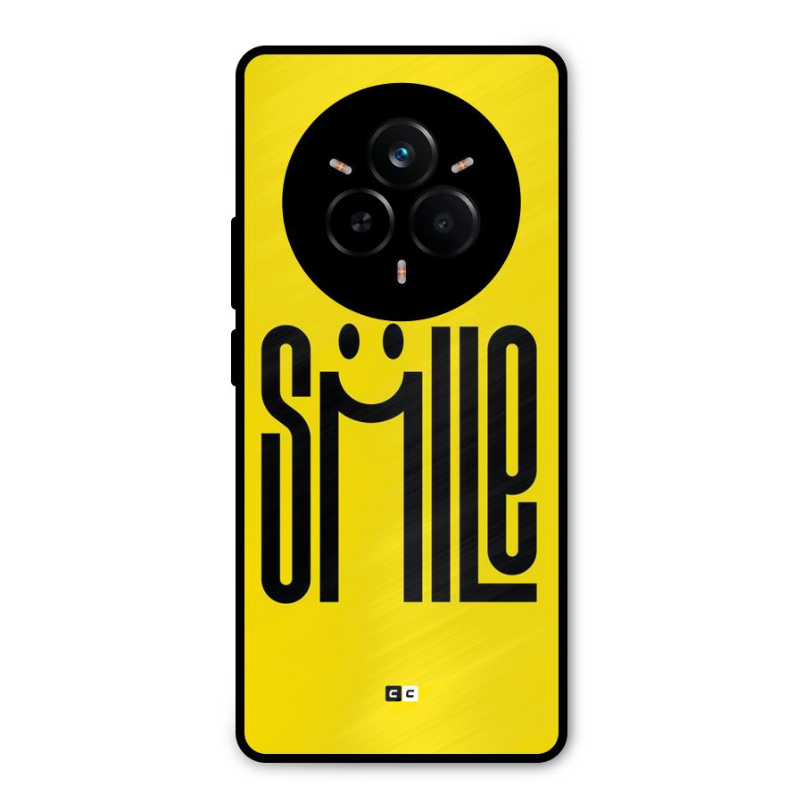 Awesome Smile Metal Back Case for Realme 14 Pro