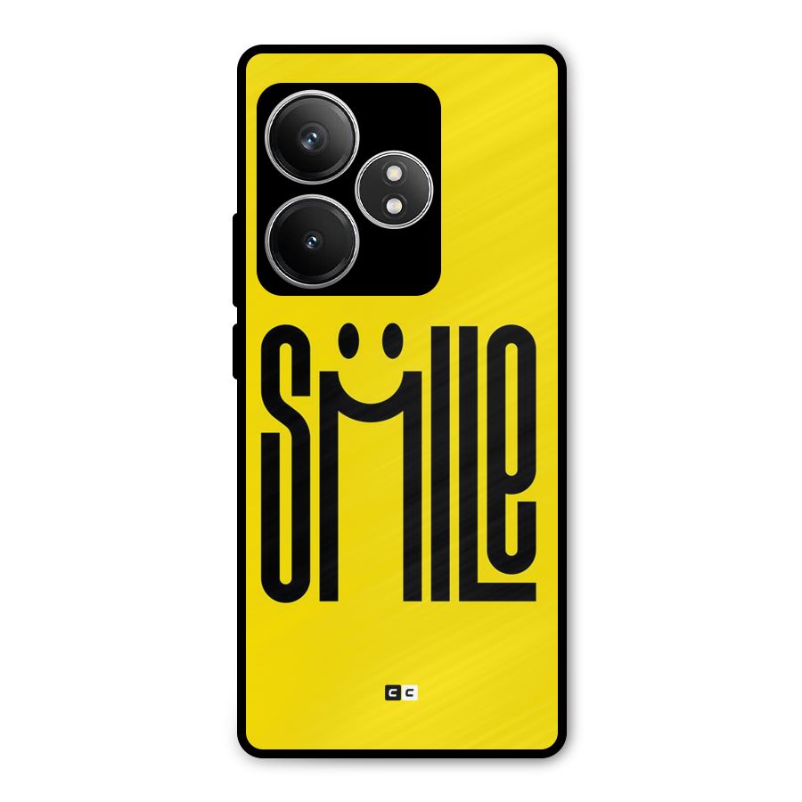 Awesome Smile Metal Back Case for Realme GT 6T