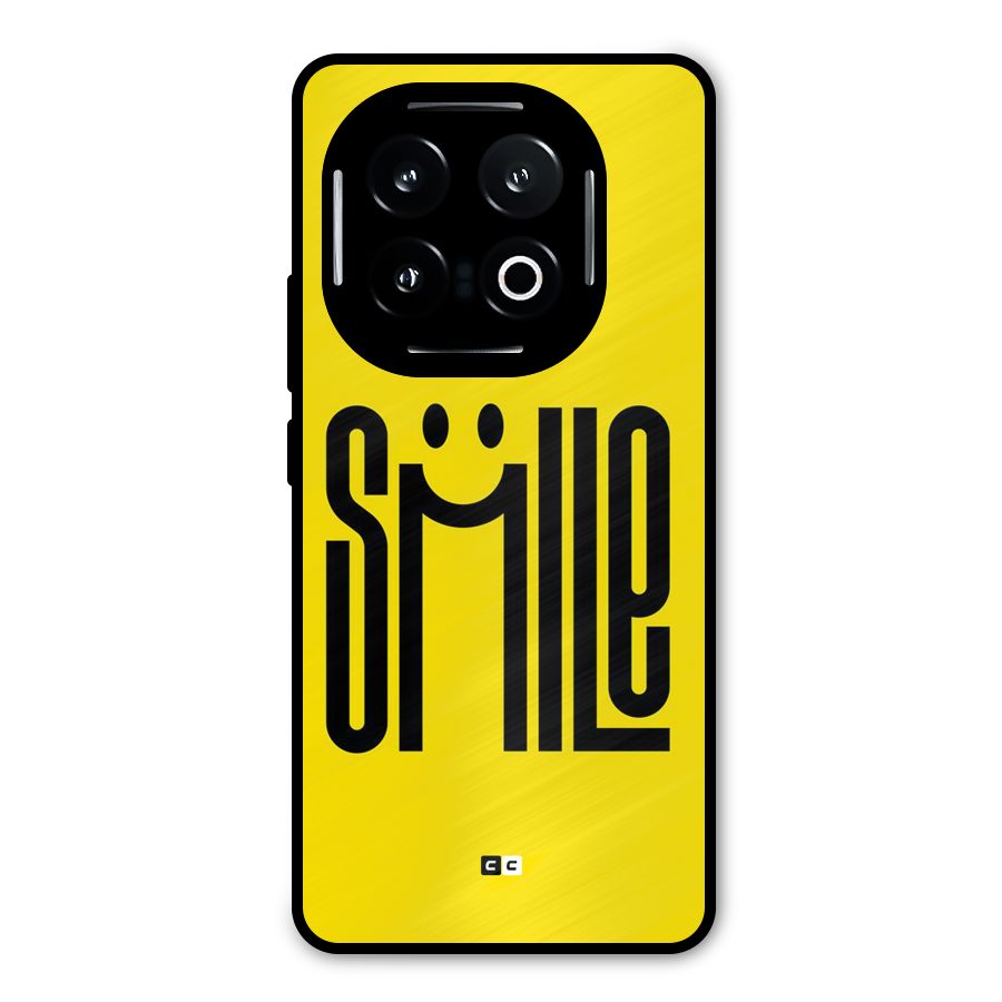 Awesome Smile Metal Back Case for iQOO 13