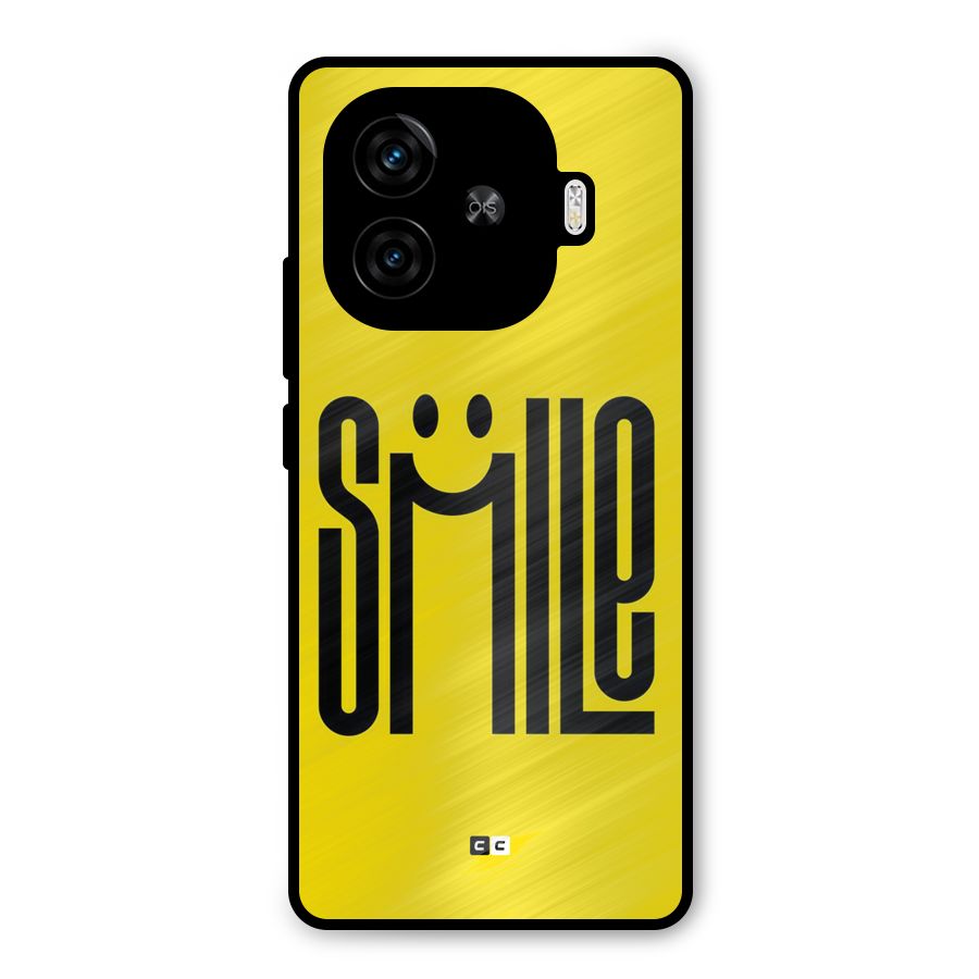 Awesome Smile Metal Back Case for iQOO Neo 10R