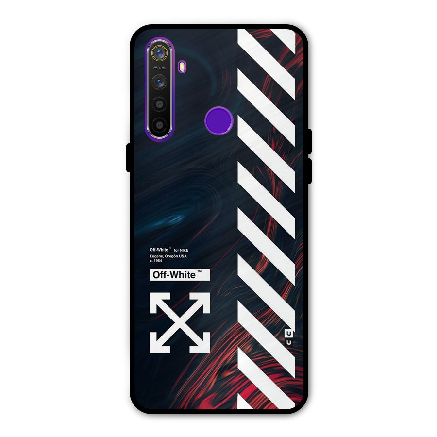 Awesome Stripes Glass Back Case for Realme 5s
