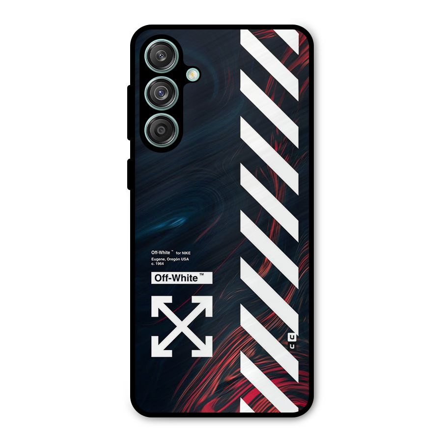 Awesome Stripes Metal Back Case for Galaxy M55 5G
