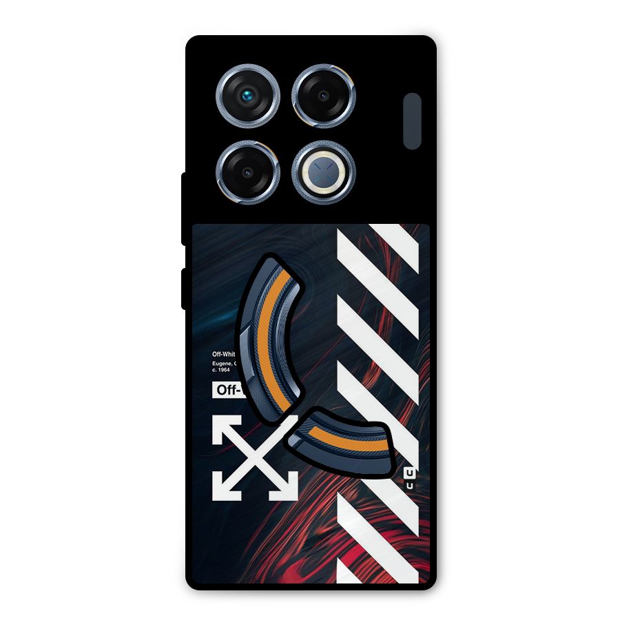 Awesome Stripes Metal Back Case for Infinix GT 20 Pro