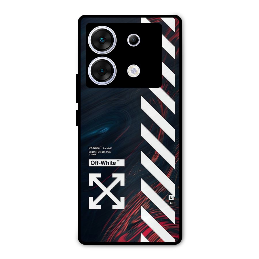 Awesome Stripes Metal Back Case for Infinix Zero 30 5G