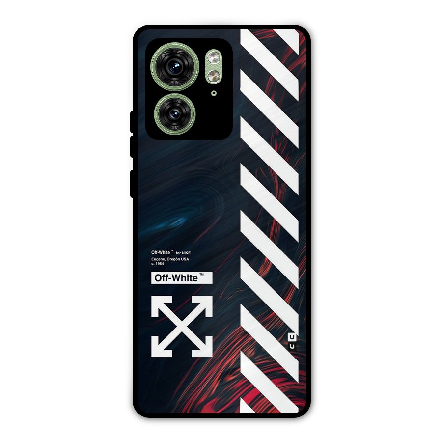 Awesome Stripes Metal Back Case for Motorola Edge 40 5G