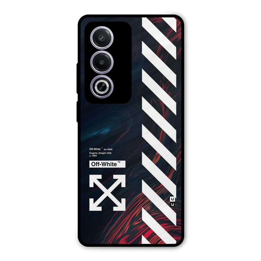 Awesome Stripes Metal Back Case for Oppo A3 Pro