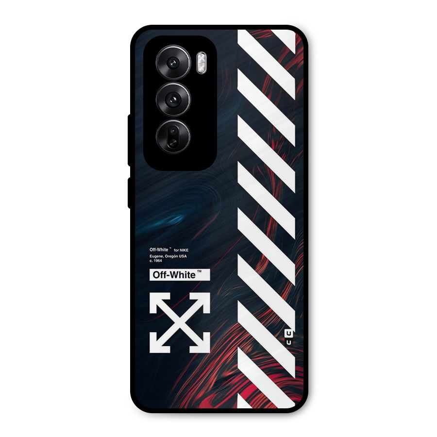 Awesome Stripes Metal Back Case for Oppo Reno12