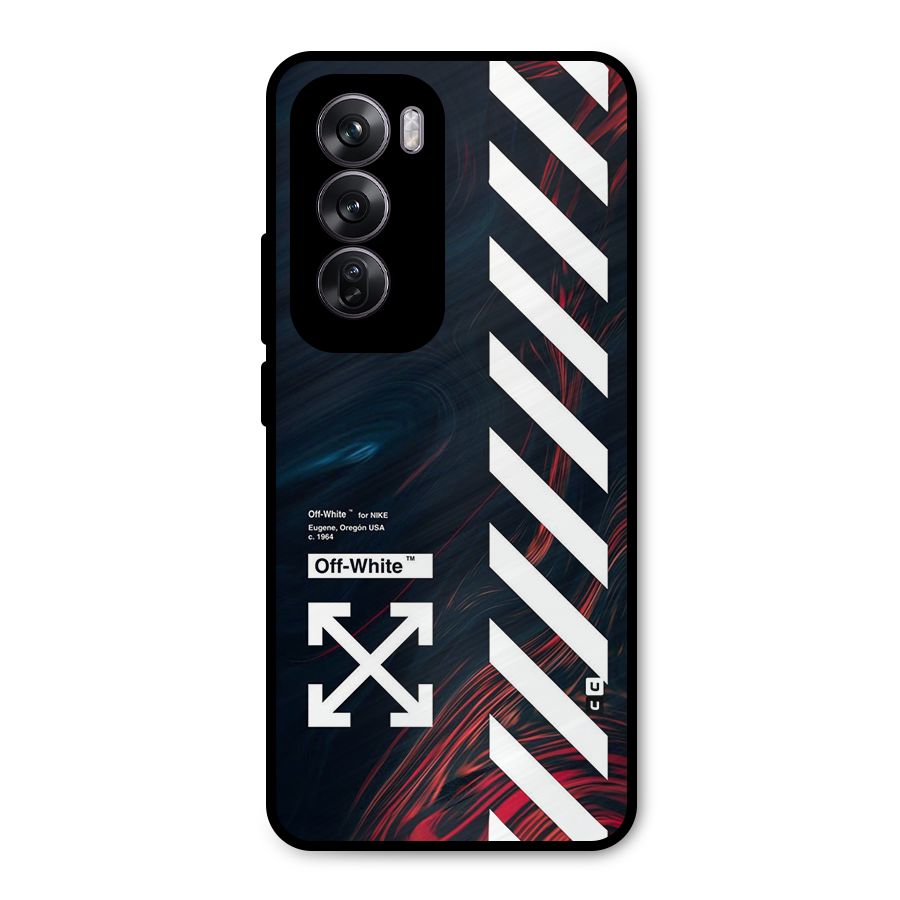 Awesome Stripes Metal Back Case for Oppo Reno12 Pro