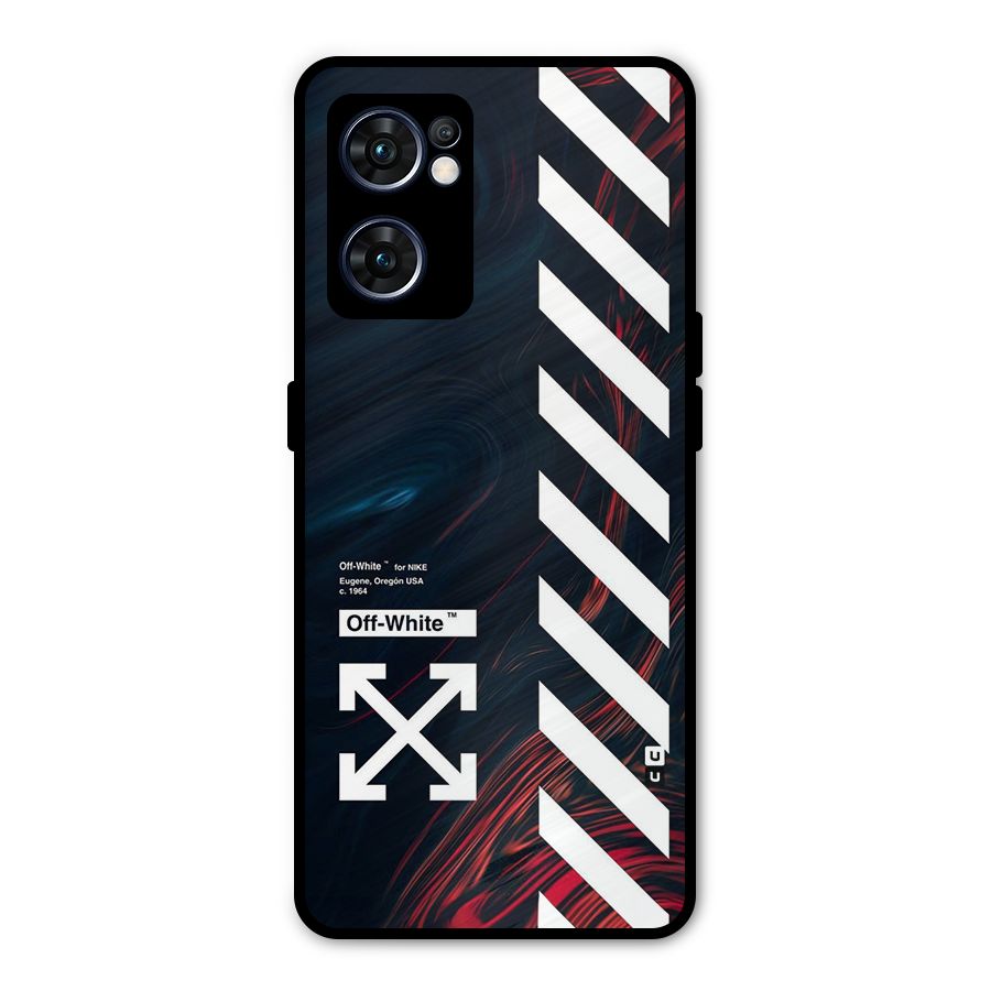 Awesome Stripes Metal Back Case for Oppo Reno7 5G
