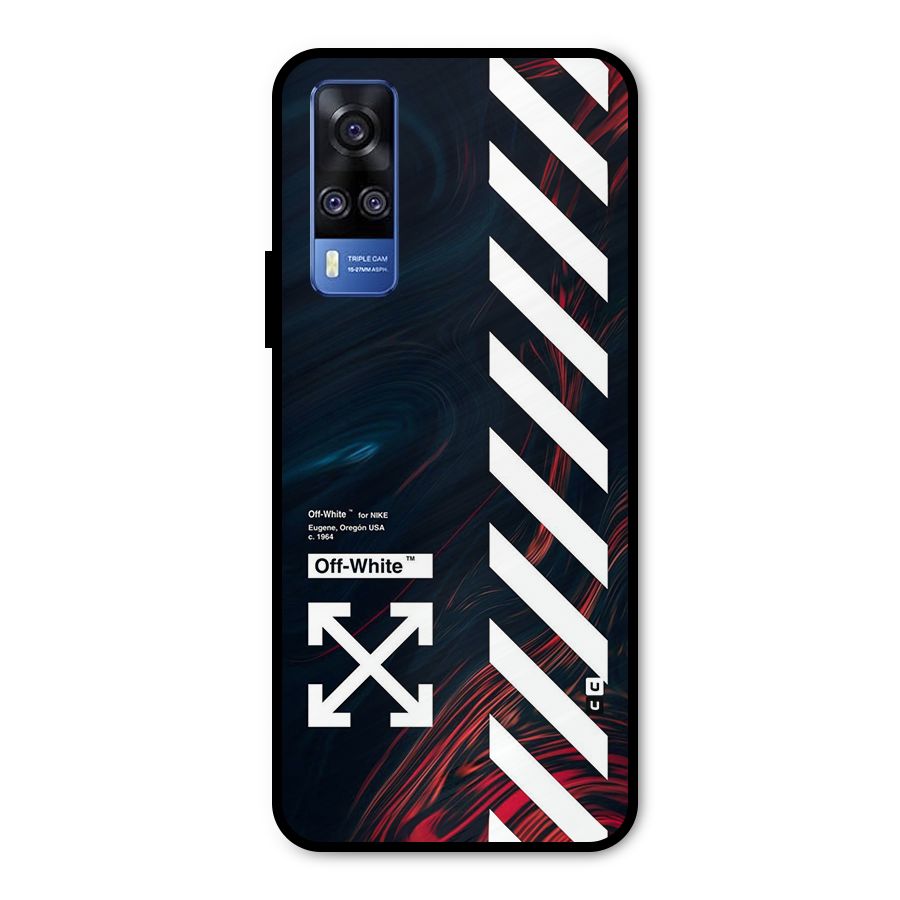 Awesome Stripes Metal Back Case for Vivo Y31