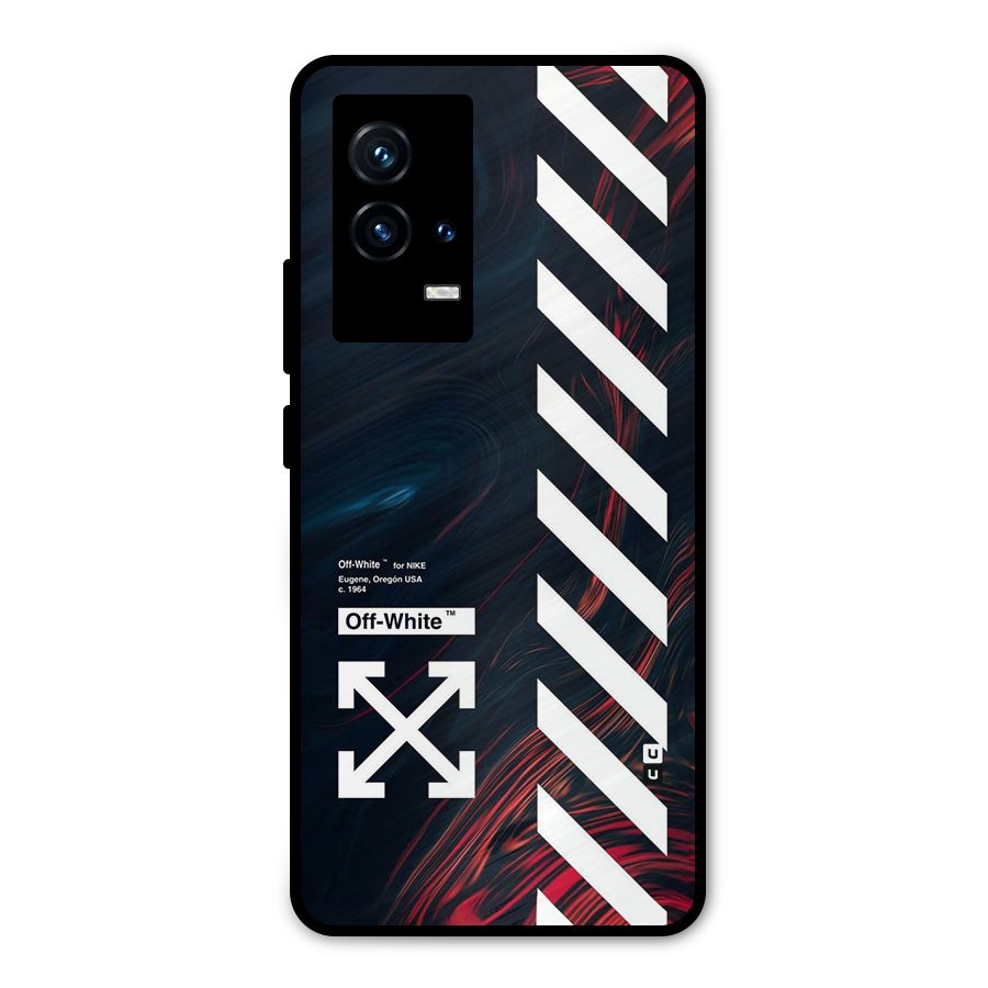 Awesome Stripes Metal Back Case for iQOO 9 5G