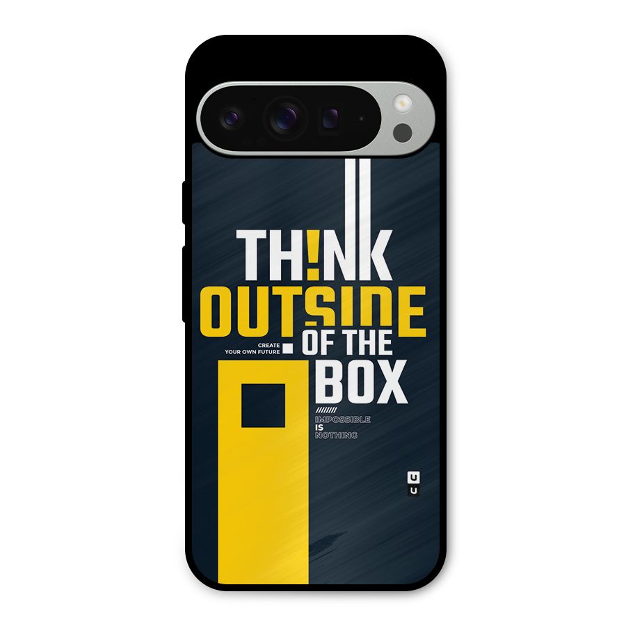 Awesome Think Out Side Metal Back Case for Google Pixel 9 Pro XL