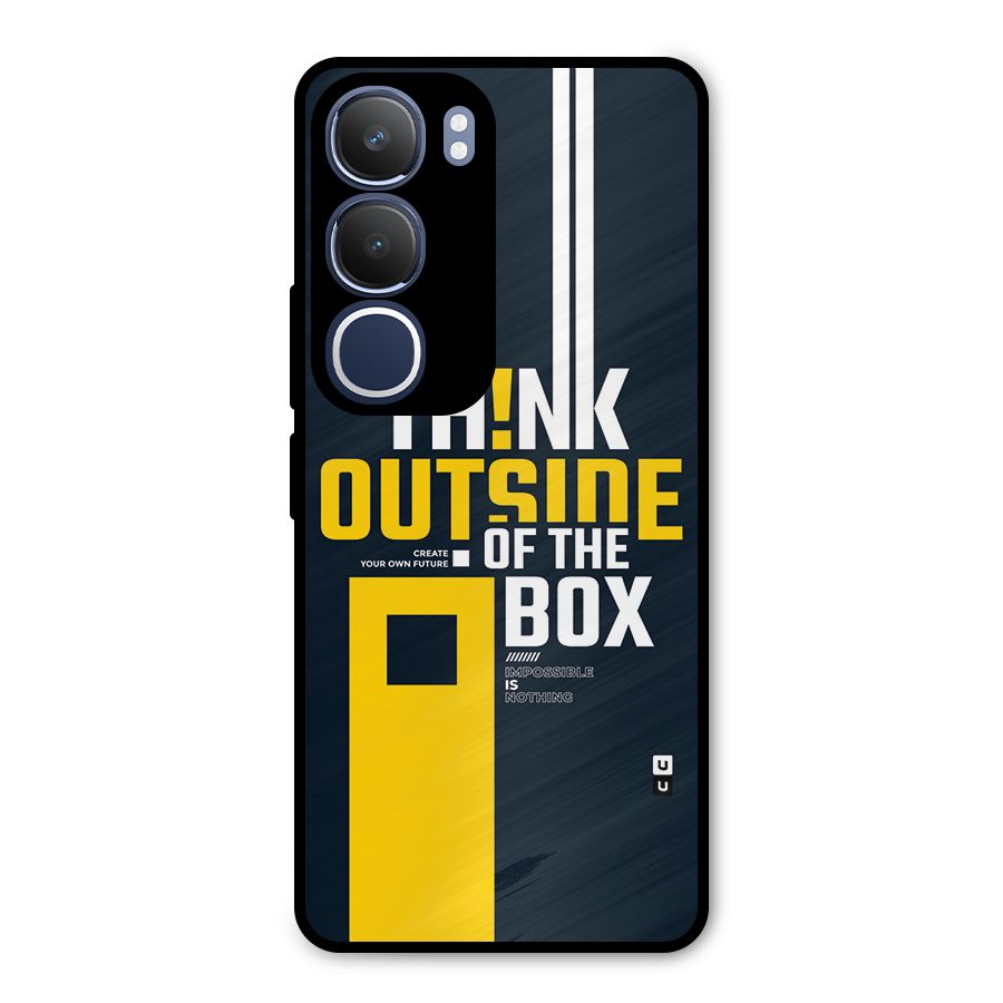 Awesome Think Out Side Metal Back Case for Vivo Y29