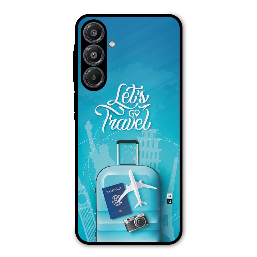 Awesome Travel Bag Metal Back Case for Galaxy A16 5G