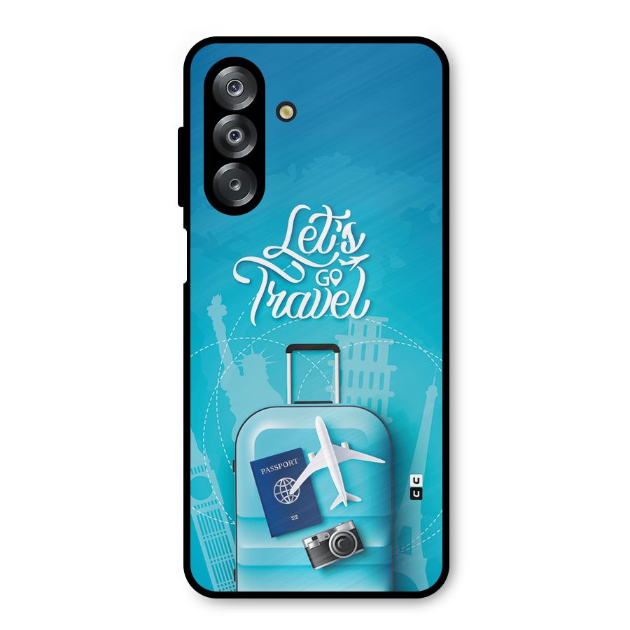 Awesome Travel Bag Metal Back Case for Galaxy A26