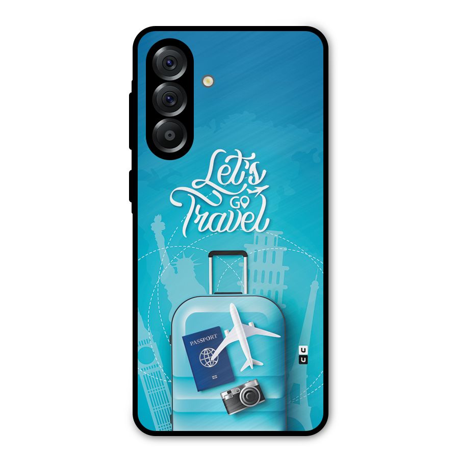Awesome Travel Bag Metal Back Case for Galaxy A36