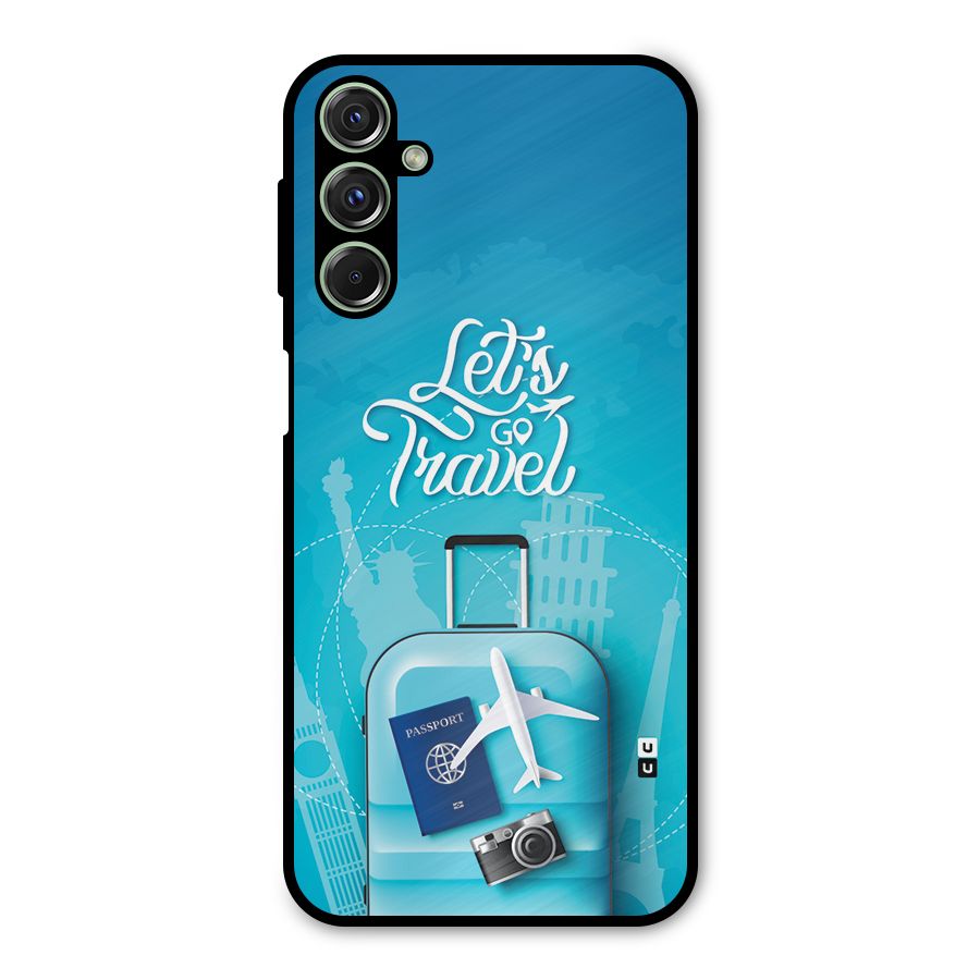 Awesome Travel Bag Metal Back Case for Galaxy F34