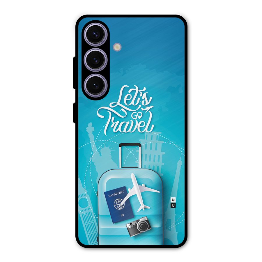 Awesome Travel Bag Metal Back Case for Galaxy S24