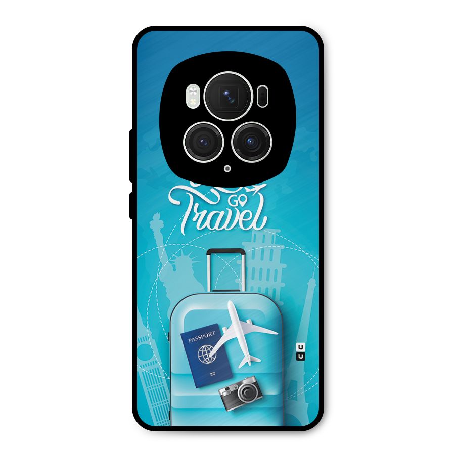 Awesome Travel Bag Metal Back Case for Honor Magic6 Pro
