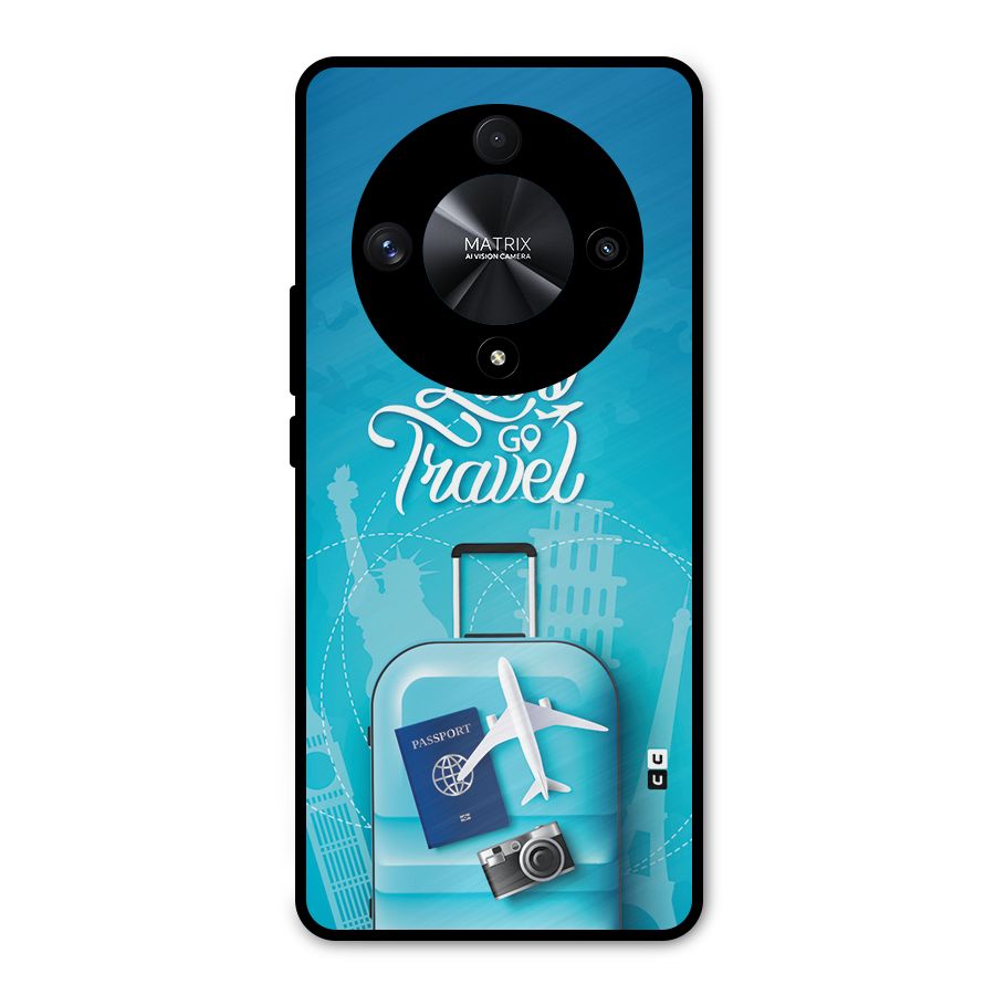 Awesome Travel Bag Metal Back Case for Honor X9b