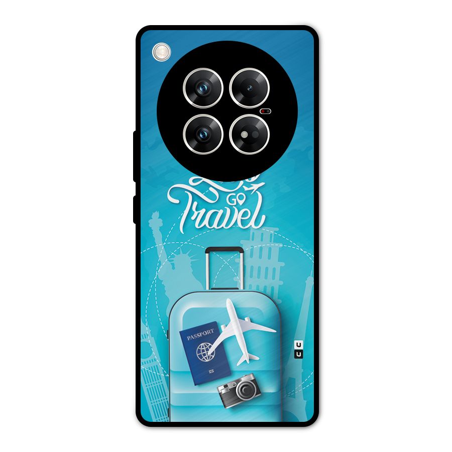 Awesome Travel Bag Metal Back Case for Infinix Zero 40 5G