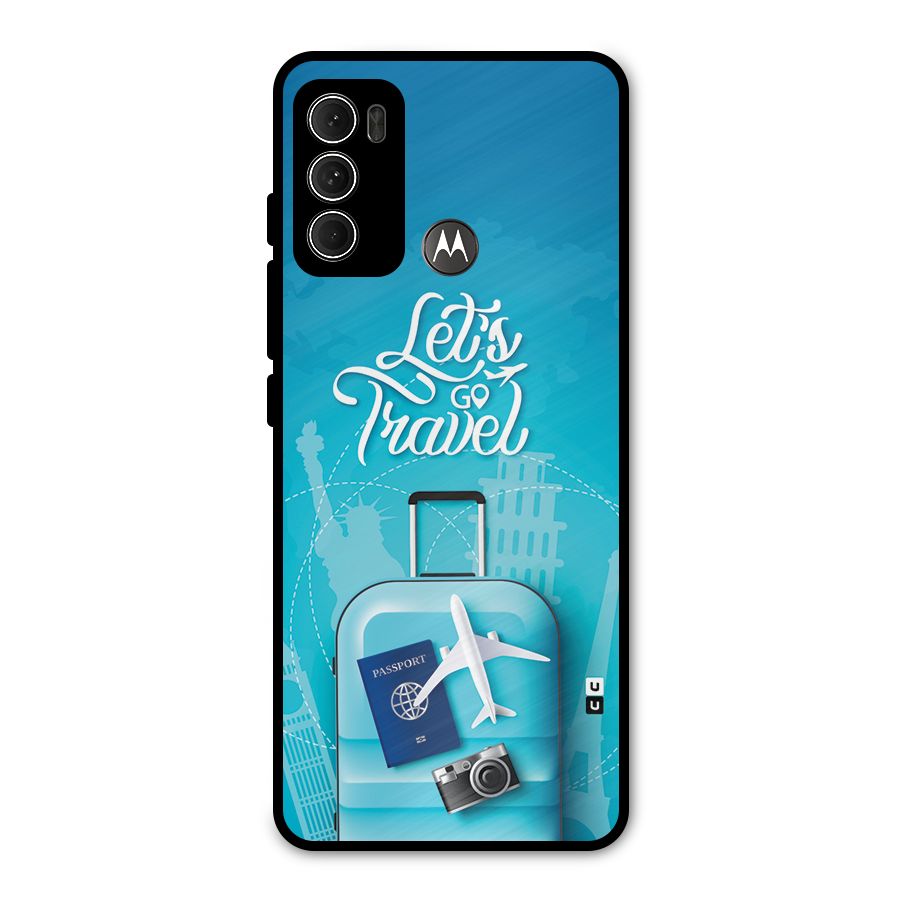 Awesome Travel Bag Metal Back Case for Moto G60